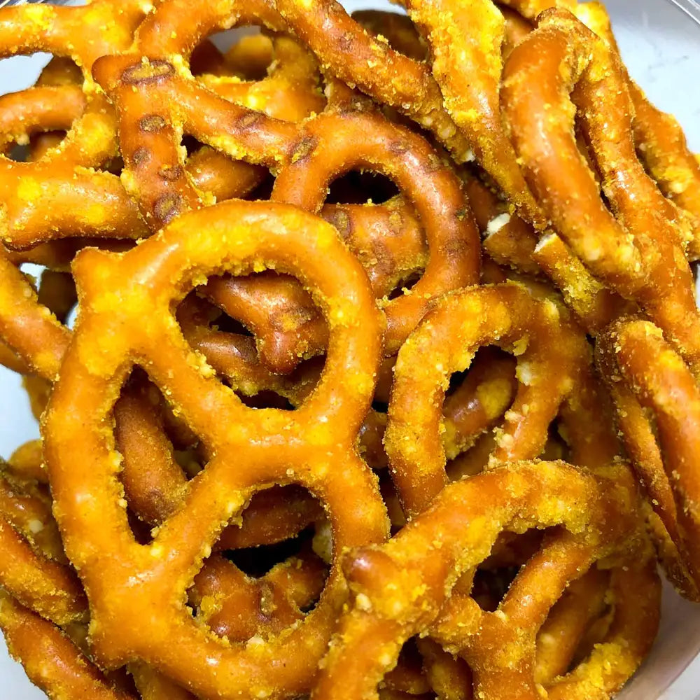 Mustard Onion Pretzels