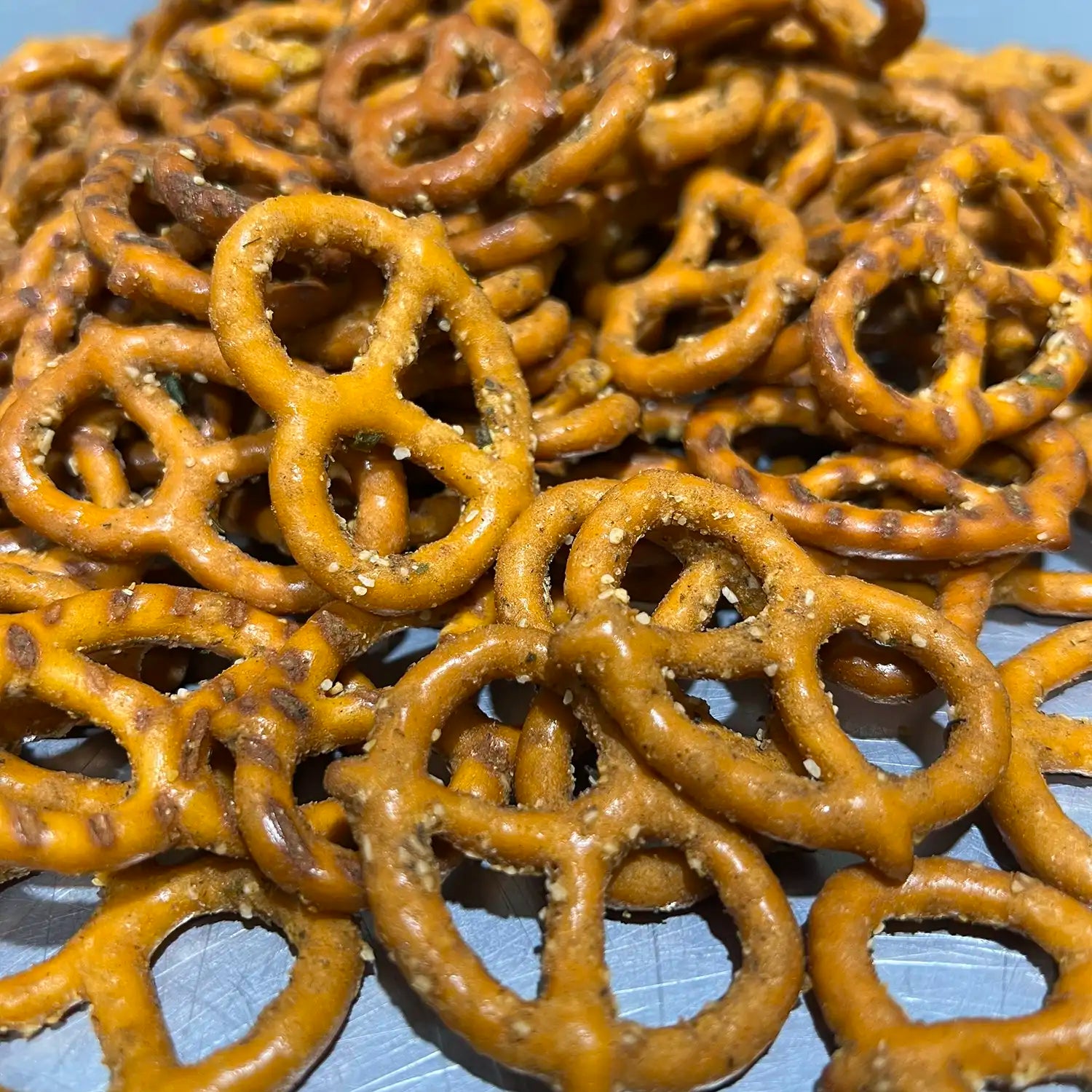Onion Herb Pretzels